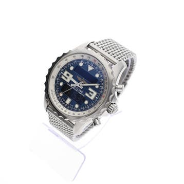 Breitling Chronospace A78365; Heren piloten horloge, Overige merken, Staal, Polshorloge, Ophalen of Verzenden