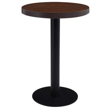 vidaXL Bistrotafel 60 cm MDF donkerbruin, Verzenden, Nieuw