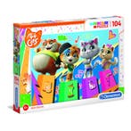 Clementoni Nickelodeon 44 Cats puzzel - 104 stukjes, Verzenden, Nieuw