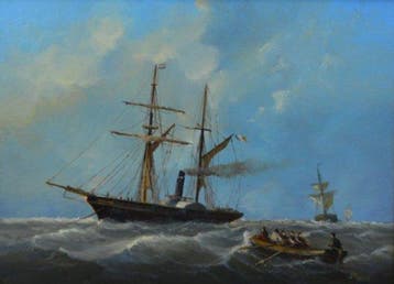Simon Twint (1937-) - Zeegezicht