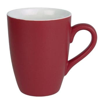 Mokken | PASTEL | Porselein | Rood | 34cl | 6 Stuks |, Verzenden, Nieuw in verpakking