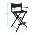 Opvouwbare Regisseursstoel Hout Canvas Make-up Stoel, Verzenden, Nieuw