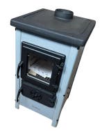 FUNNY houtkachel grijs, Ophalen of Verzenden, Nieuw, Hout, Vrijstaand