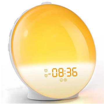 Sunrise Wake-Up Light Wekker – FM Radio en Sfeerverlichting, Verzenden, Nieuw