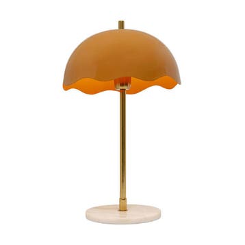*WOONWINKEL* Kare Design Lia Orange Tafellamp Goud Met Oranj, Verzenden, Nieuw