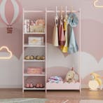 Kinderrek Vestnes 114x77x30 cm wit [en.casa], Verzenden, Nieuw