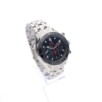 Omega Seamaster Diver 300 M; 212.30.44.50.01.001; Chronog..., Ophalen of Verzenden, Gebruikt, Staal, Overige merken