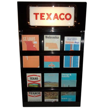 Texaco Map Rack, Ophalen, Gebruikt