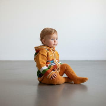 Kleurrijk baby vest van wol, warme baby jas voor herfst, Verzenden, Nieuw, Jongetje of Meisje, Jasje