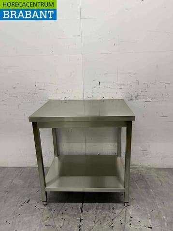 HCB RVS Werktafel Tafel Basic-line 80 x 60 x 85 cm Horeca, Ophalen of Verzenden, Nieuw in verpakking