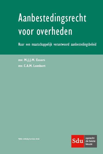 Aanbestedingsrecht voor overheden 9789035248038, Verzenden, Gelezen, C.A.M. Lombert