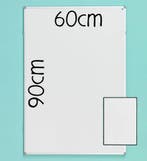 Whiteboard 60x90 cm, gelakt staal, Overige plaatsen, Ophalen of Verzenden, Nieuw in verpakking, Overige typen