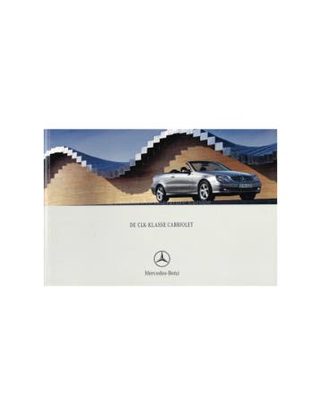 2004 MERCEDES BENZ CLK CABRIOLET BROCHURE NEDERLANDS, Nieuw, Author