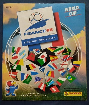 1998 Panini World Cup Original edition - 1 Incompleet album, Nieuw