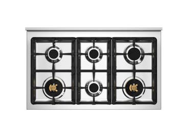 Bertazzoni 100cm gasfornuis met 3 ovens, opruiming, Witgoed en Apparatuur, Fornuizen, Verzenden, 60 cm of meer, Nieuw, Energieklasse A of zuiniger
