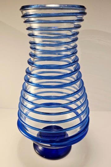Glasblaserei Heimbach - Vaas - Glas - Vintage handgemaakte