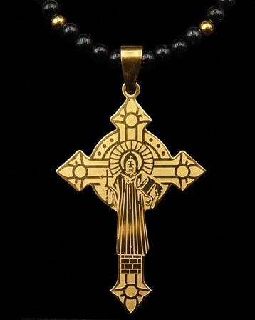 Sint-Benoîtkruis van obsidiaan – Exorcismewapen –