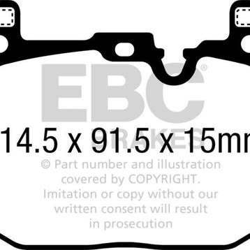 EBC 2018+ BMW X2 Yellowstuff Front Brake Pads, Ophalen of Verzenden, Nieuw