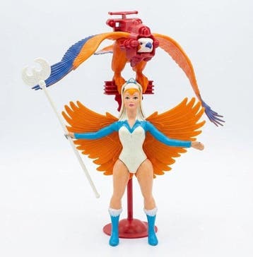 Mattel - Action figure Vintage MOTU Sorceress & Zoar Falcon