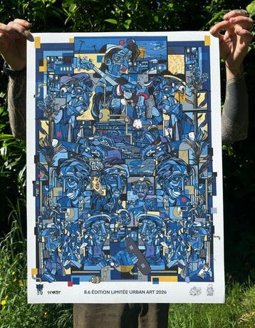 Aket Kubic (1989) - DIGIGRAPHIE LA BRASSERIE X 8.6 BEER