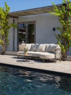 Ezra chaise longue organische loungeset 4 delig keramiek, Tuin en Terras, Ophalen of Verzenden, Nieuw