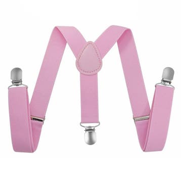 Fako Fashion - Kinder Bretels - Effen - 65cm - Roze, Verzenden, Nieuw