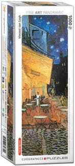 Vincent Van Gogh - Café at Night Panorama Puzzel (1000, Verzenden, Nieuw