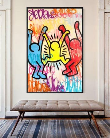 Gunnar Zyl - Family / Keith Haring & Zyl XXL