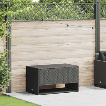 vidaXL Opbergbox voor buiten 100x55x55,5 cm poly rattan, Verzenden, Nieuw
