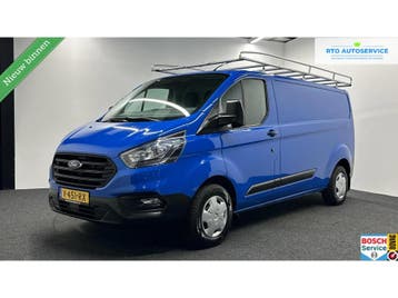 Zakelijke lease - Ford Transit Custom 300 2.0 TDCI L2H1, Stof, Gebruikt, Blauw, Handgeschakeld