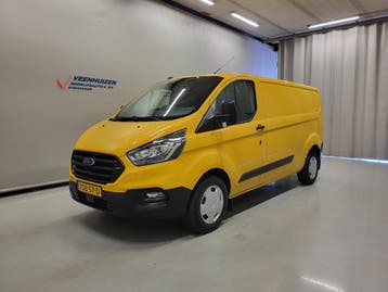 Ford Transit Custom 2.0TDCI L2/H1 2800kg Trekgewicht Euro 6!, Gebruikt, Euro 6, Geel, Ford