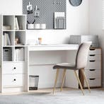 vidaXL Bureau Wit 100 x 40 x 76 cm, Verzenden, Nieuw