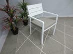 Te Velde tuinmeubelen barolo aluminium tuinstoel wit, Nieuw, Aluminium, Stapelbaar