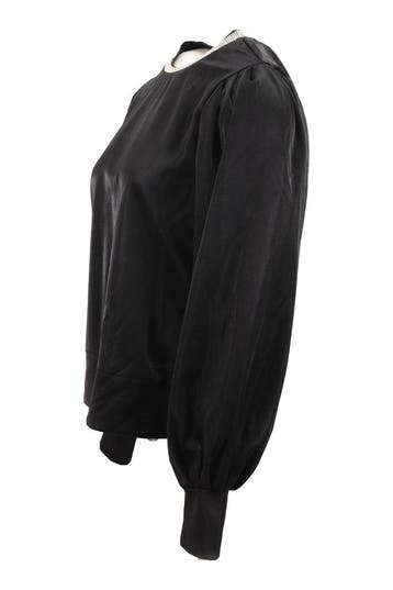 Aaiko Blouse in maat M Zwart, Aaiko, Verzenden, Zo goed als nieuw, Zwart