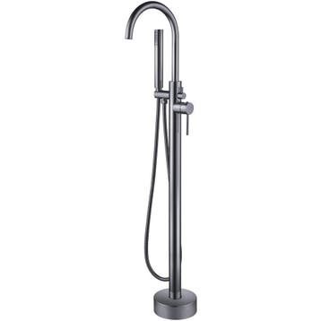 Vrijstaande Badkraan - Leoni - 110.9cm - Handdoucheset - RVS, Ophalen of Verzenden, Nieuw