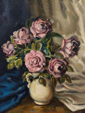 Escuela Realista Europea (XX) - Rosas Rosas