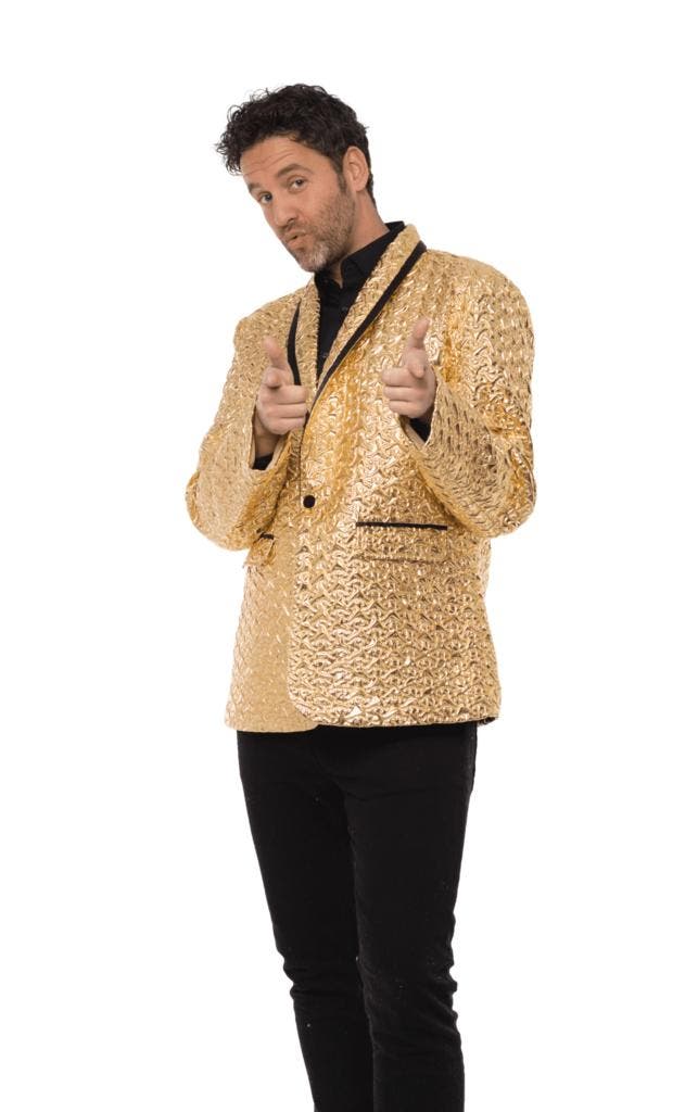 Colbert Goud Man Feest, Kleding | Heren, Carnavalskleding en Feestkleding, Nieuw, Ophalen of Verzenden