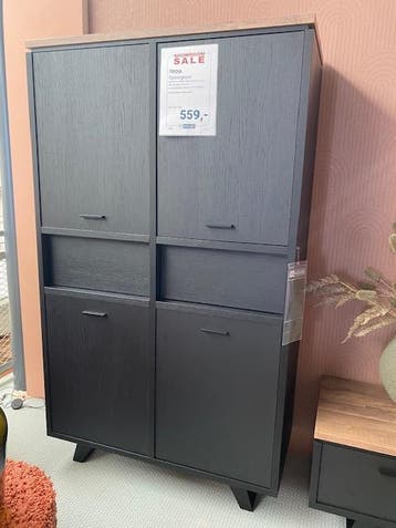Troia opbergkast, Ophalen, Met lade(s), 100 tot 150 cm, Nieuw