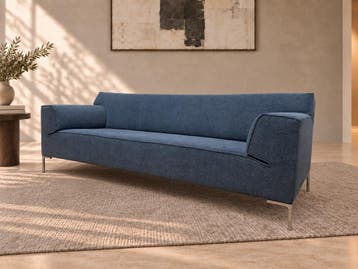 NIEUW GESTOFFEERD Design on Stock Bloq 3-Zits + GARANTIE, Design Bank Bankstel Zetel 3-Zits Design on Stock, 75 tot 100 cm, Ophalen of Verzenden
