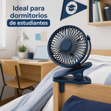 Mini Clip-On Ventilator USB Oplaadbaar - Draagbaar, Instelba, Verzenden, Nieuw