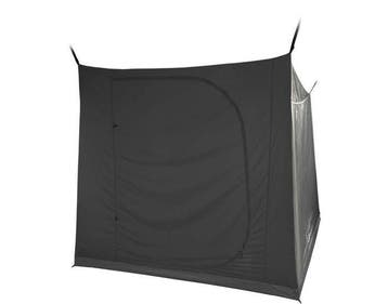 DWS Slaapcabine Voortent Uitbouw 200x135cm - Zwart/Beige, Ophalen of Verzenden, Nieuw