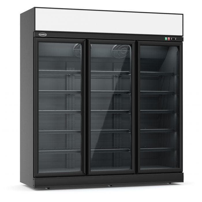 Koelkast 3 Glasdeuren 1530L INS-1530R BL, Zakelijke goederen, Horeca | Keukenapparatuur, Koelen en Vriezen