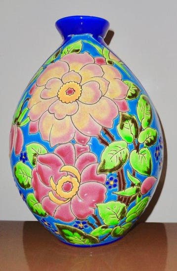 Keramis Boch - Charles Catteau - Vaas - Décor D1759 -