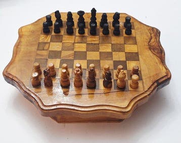 Schaakspel - Madera de Olivo Hecho a mano - Hout