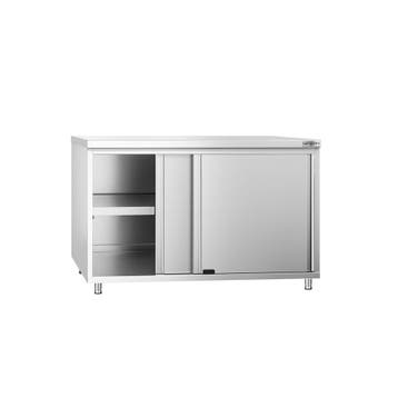 GGM Gastro | Gesloten RVS werktafel PREMIUM - 1200x600mm - |, Verzenden, Nieuw in verpakking, Meubilair