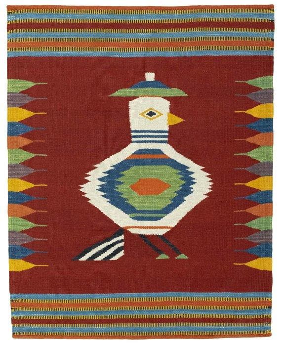 Handgeweven designer Kelim - verzamelobject - Kelim - 117 cm, Huis en Inrichting, Stoffering | Tapijten en Kleden