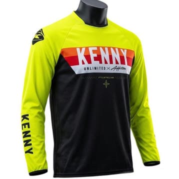 Kenny Track Force Motorcross shirt geel - MAAT M, Motoren, Nieuw met kaartje, Motorcrosskleding