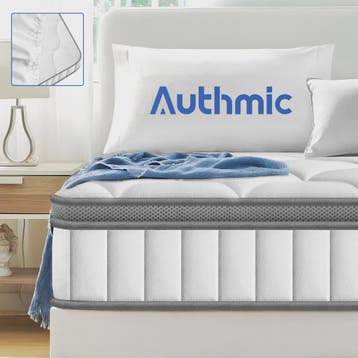 AUTHMIC Pocketvering Matras - 7-Zone Adaptieve Ondersteuning, Verzenden, Nieuw