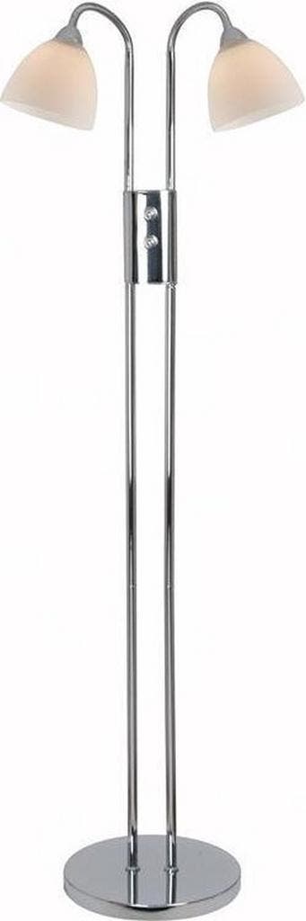 Nordlux - Ray Dimmable Vloer Metaal, Glas Chroom, Wit, Huis en Inrichting, Verzenden, Nieuw