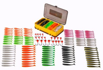 Fish4All Softbait Paddletail Box (131pcs), Verzenden, Nieuw